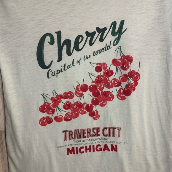 Jcrew Michigan Cherries Short Sleeve-XS - Picture 4 of 14